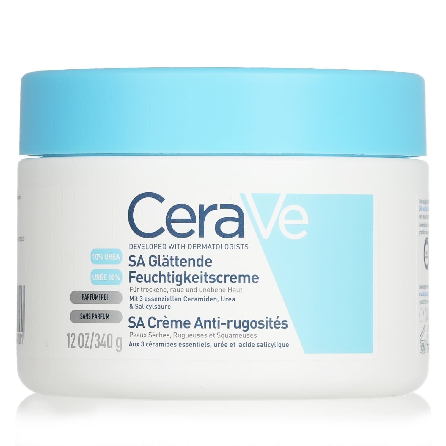 CeraVe SA Crème Anti-Rugosités كريم مرطب ومجدد للبشرة الخشنة 340g