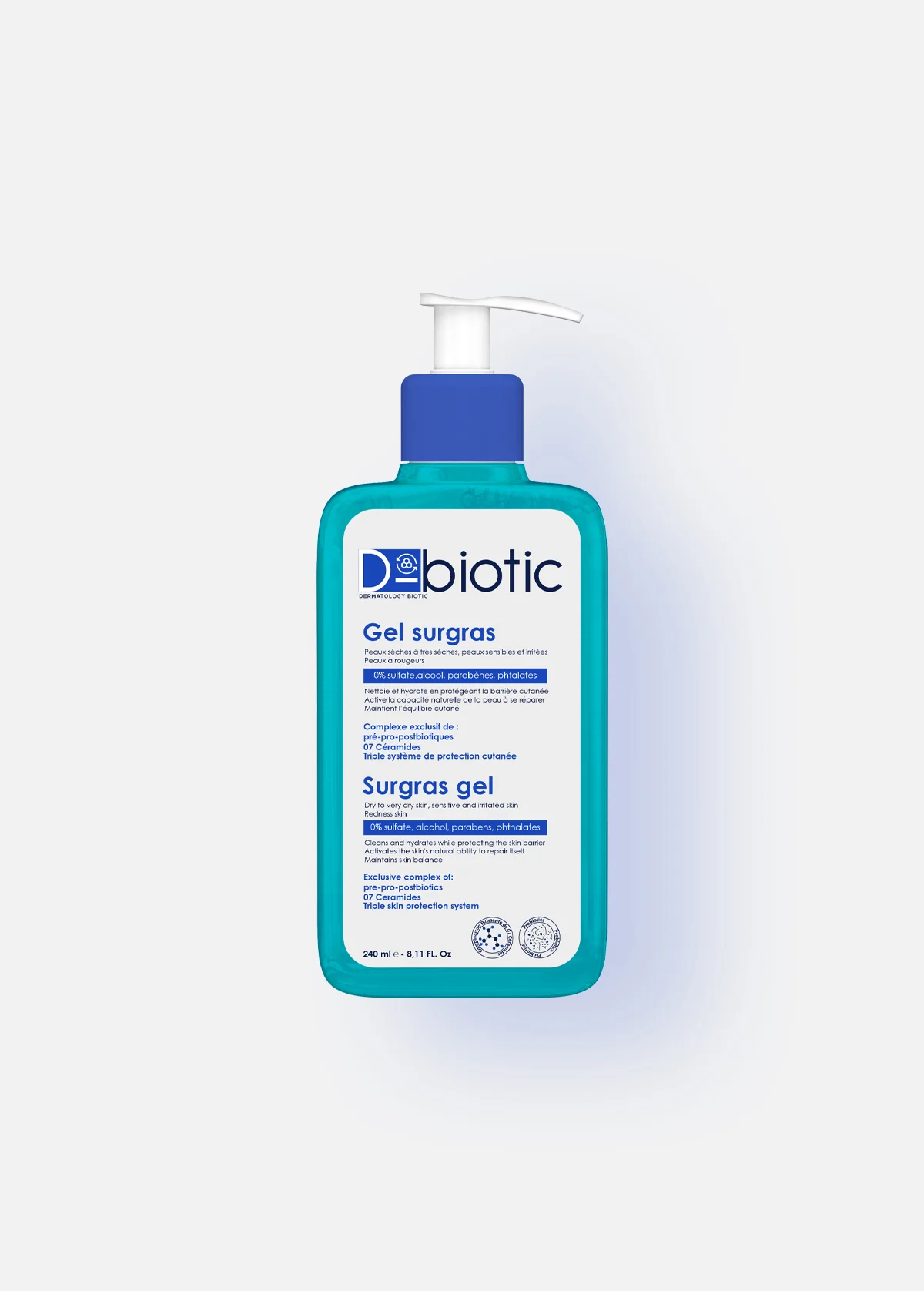 D-Biotic Gel Surgras جل منظف مغذي فائق الترطيب 240ml
