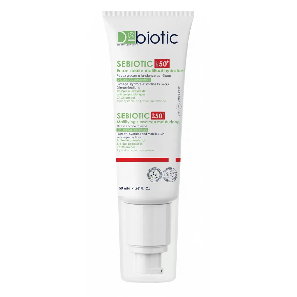 D-BIOTIC SEBIOTIC ECRAN SOLAIRE MATIFIANTE 50+ 50ML