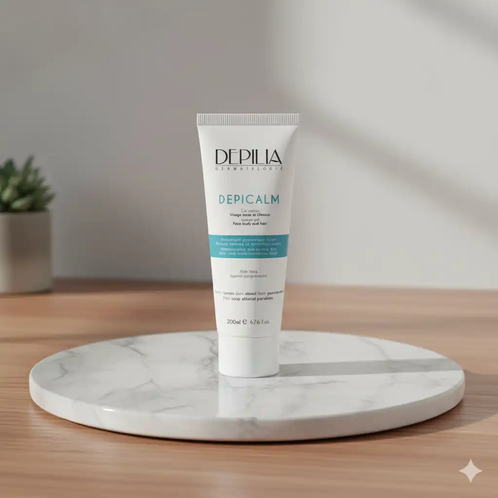 Depilia Depicalm جل منظف فائق الدهون للبشرة الجافة والأتوبية 200ml