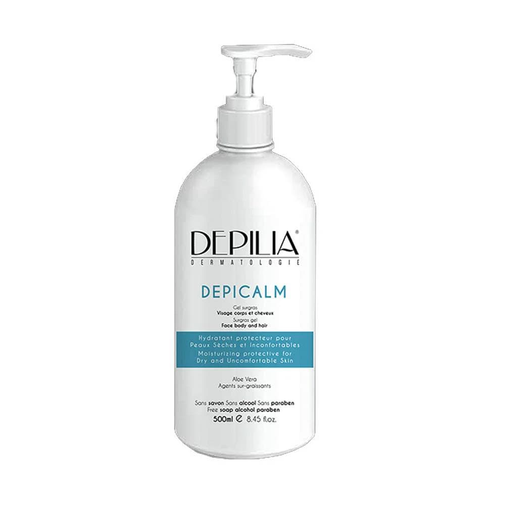 Depilia Depicalm Gel Surgras جل منظف فائق الدهون للبشرة الجافة والأتوبية 500ml
