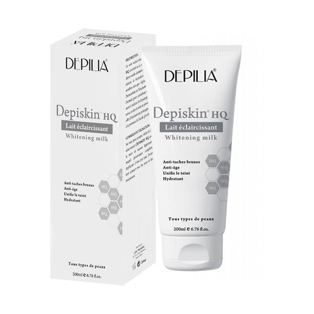 Depilia Depiskin HQ حليب مبيض ومفتح للجسم ومضاد للبقع 200ml