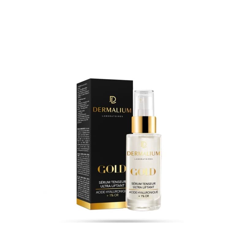 Dermalium Gold Sérum Tenseur Ultra Liftant سيروم لشد وتفتيح البشرة ومقاومة التجاعيد 30ml