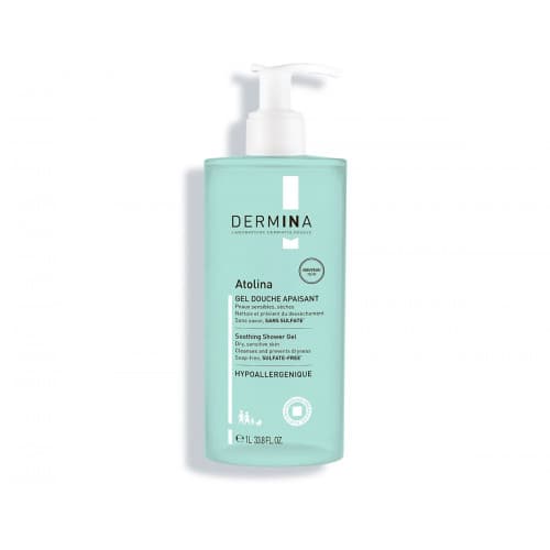 Dermina Atolina جل استحمام مهدئ 1L