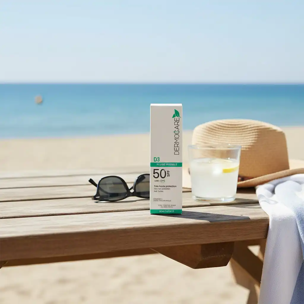 DermoCare Ecran Fluide Invisible SPF50 واقي شمس سائل غير مرئي 50ml