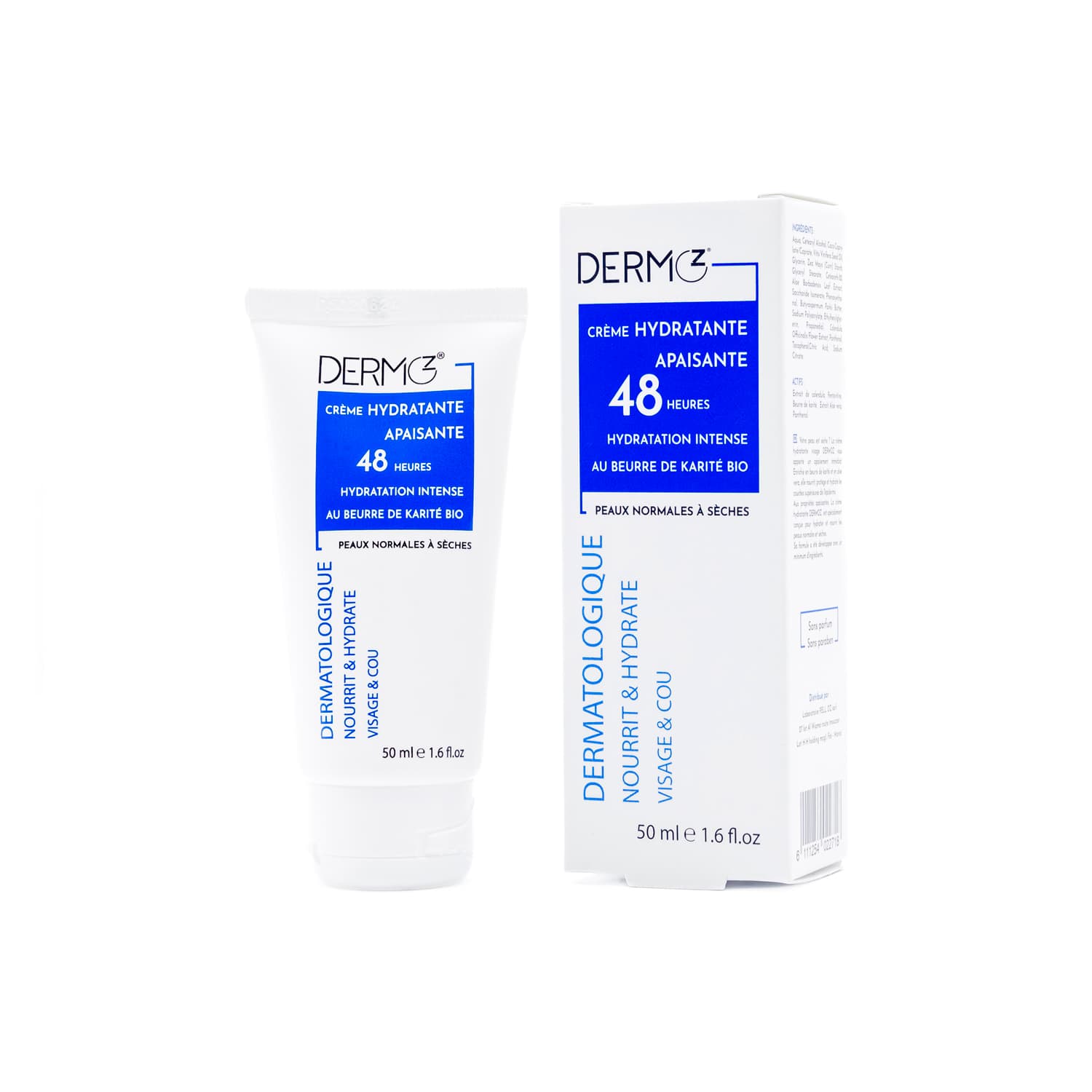 Dermoz Crème Hydratante Apaisante كريم مرطب ومهدئ 50ml