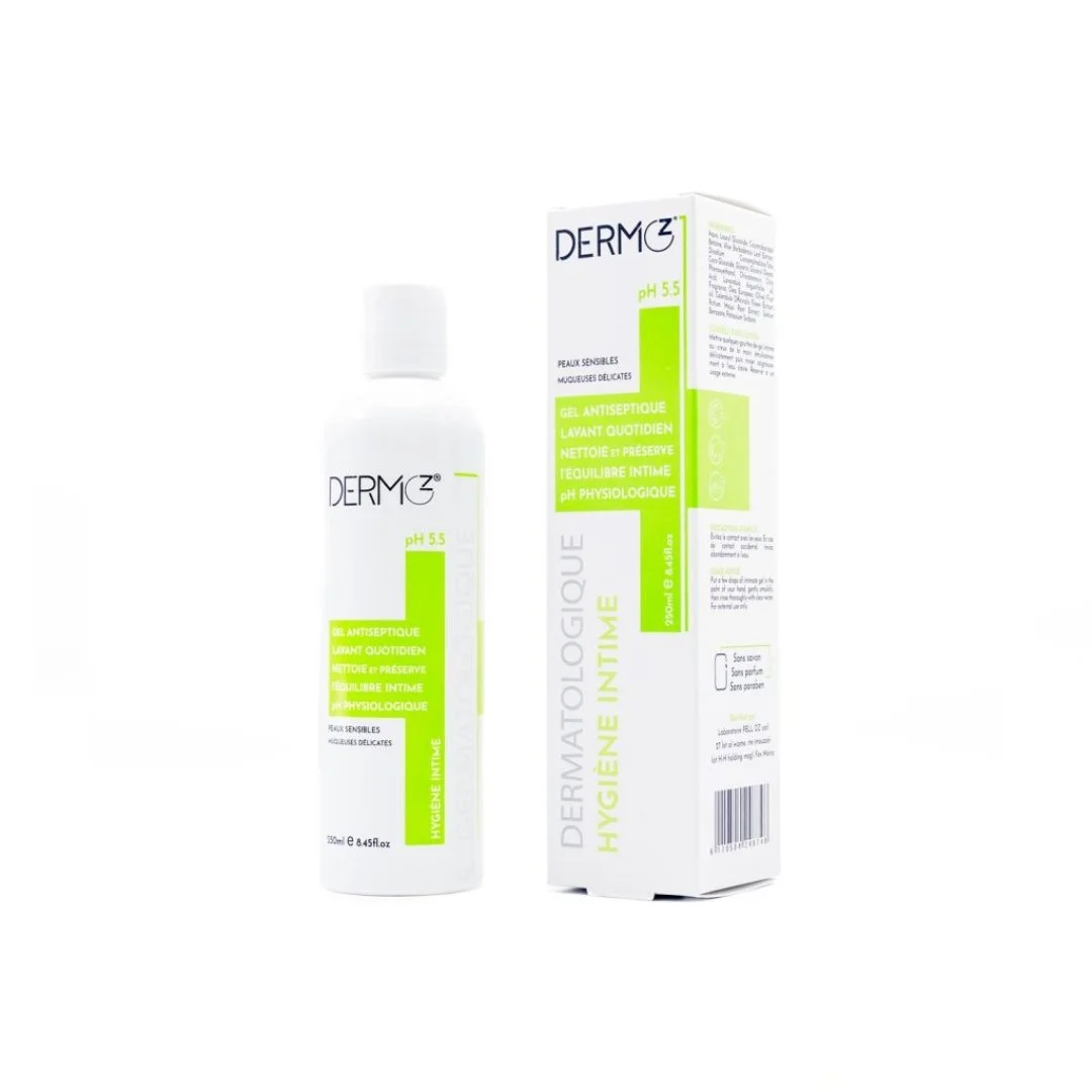 Dermoz Gel Intime pH 5.5 جل مطهر يومي للمنطقة الحميمة 250ml