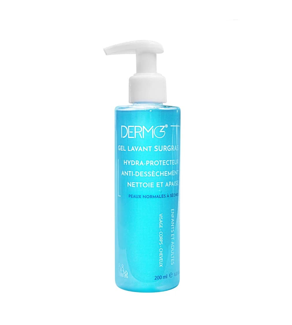 Dermoz Gel Lavant Surgras جل منظف مغذي ولطيف للبشرة الجافة والحساسة 200ml