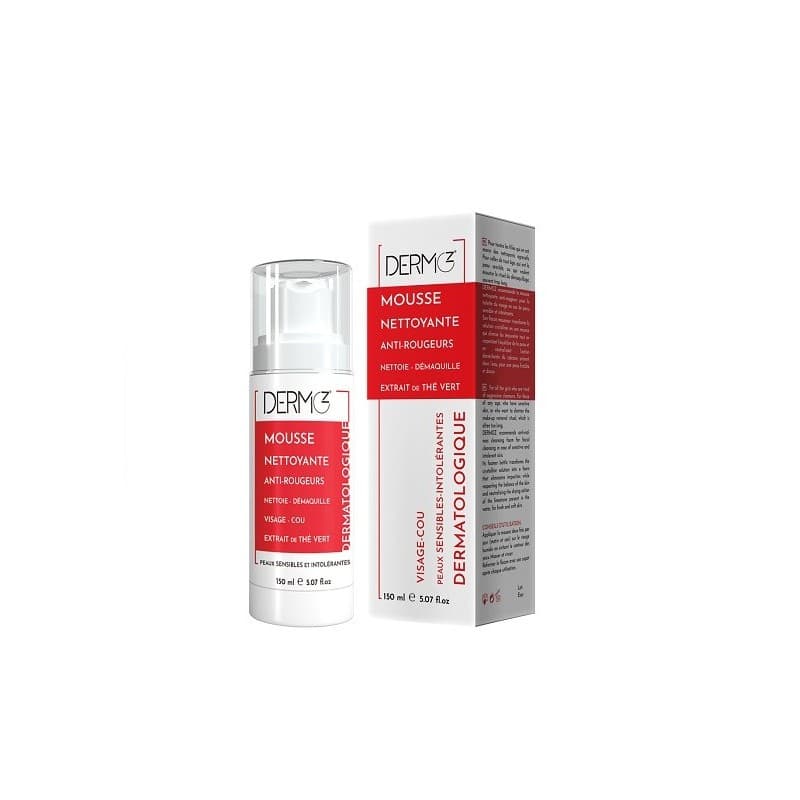 Dermoz Mousse Nettoyante Anti-Rougeurs رغوة منظفة ومزيلة للمكياج مضادة للاحمرار 150ml