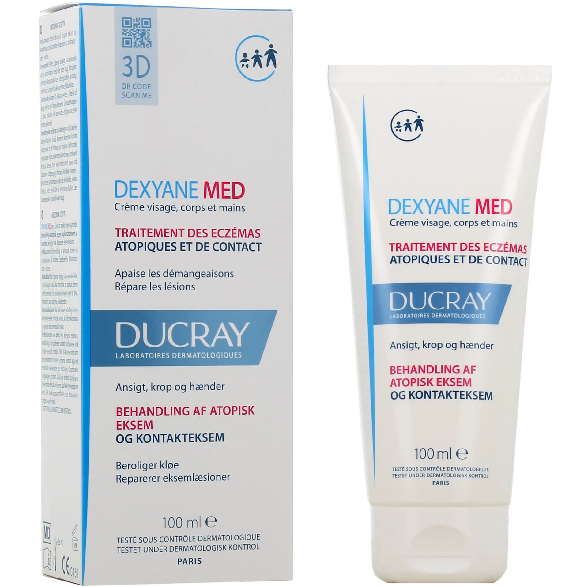 Ducray Dexyane MeD كريم مهدئ ومصلح لعلاج الإكزيما 100ml