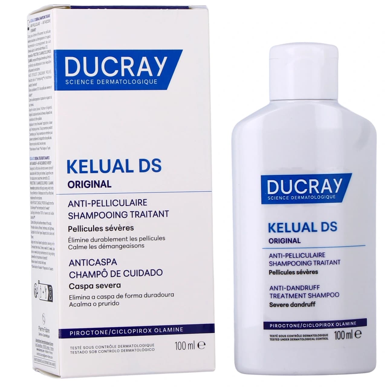 DUCRAY KELUAL DS SHAMPOOING TRAITANT ANT-PELLICULAIRE ANTI-RECIDIVE 100ML