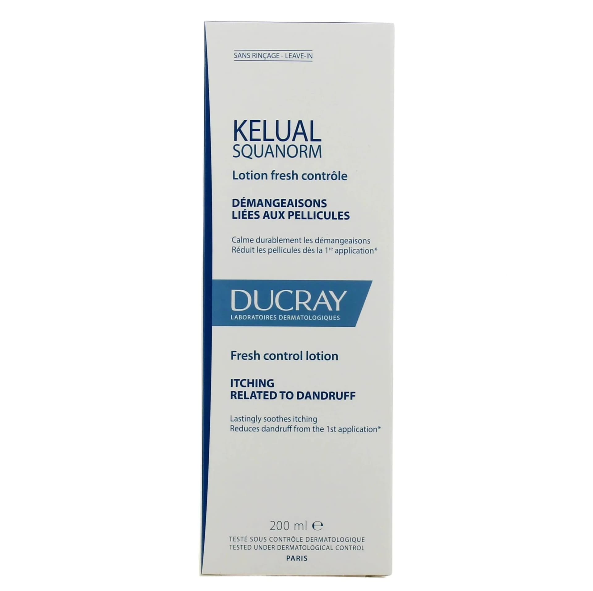 DUCRAY SQUANORM LOTION ANTI-PELLICULAIRE AU ZINC DEMANGEAISONS 200ML