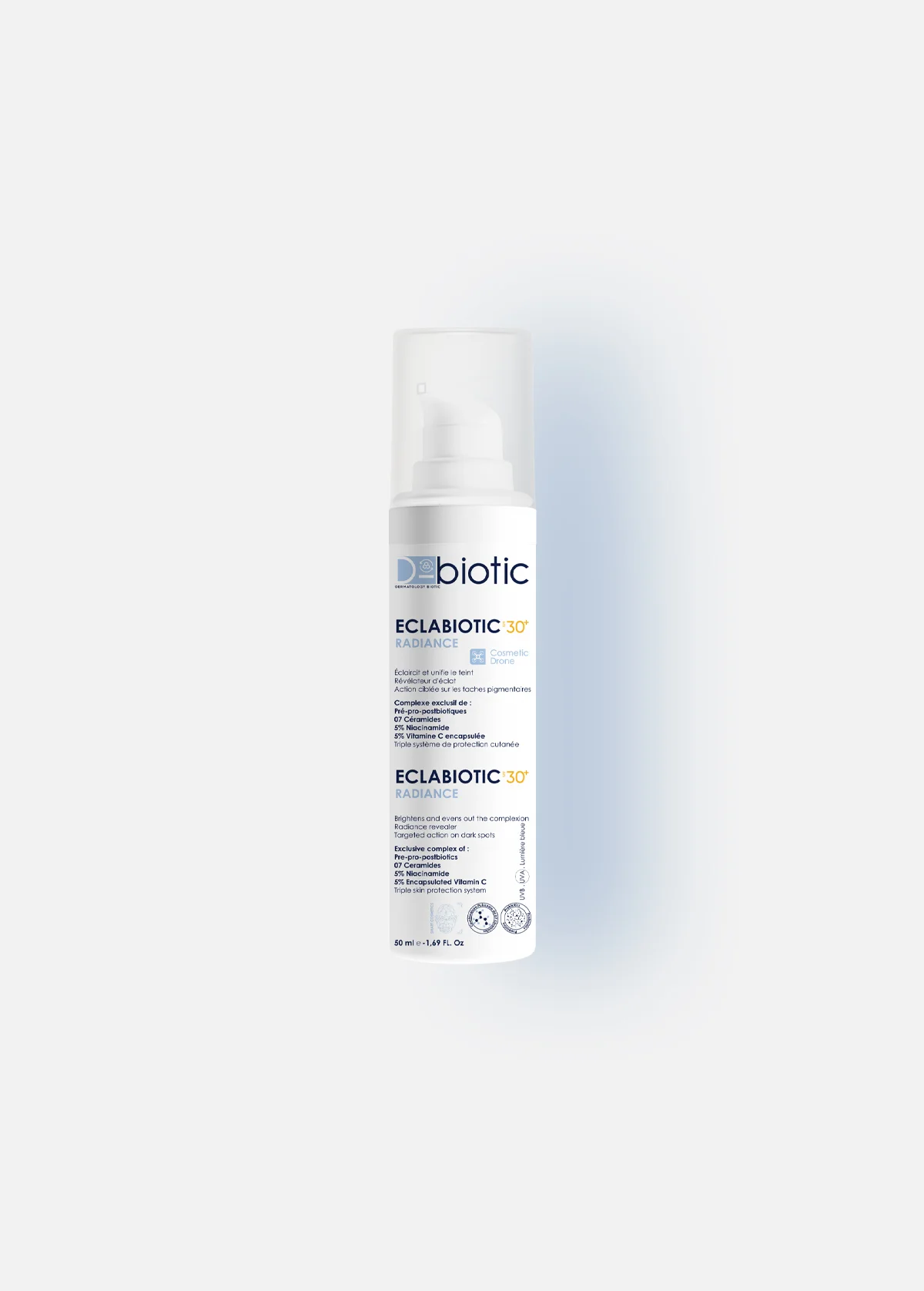 D-biotic ECLABIOTIC Radiance SPF 30+ كريم يومي خفيف مضاد للبقع ومفتح للبشرة 50ml