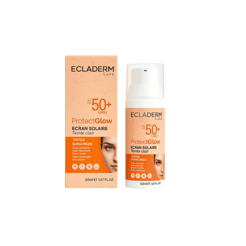 Ecladerm Luxe Protect Glow واقي شمس ملون درجة فاتحة 50ml