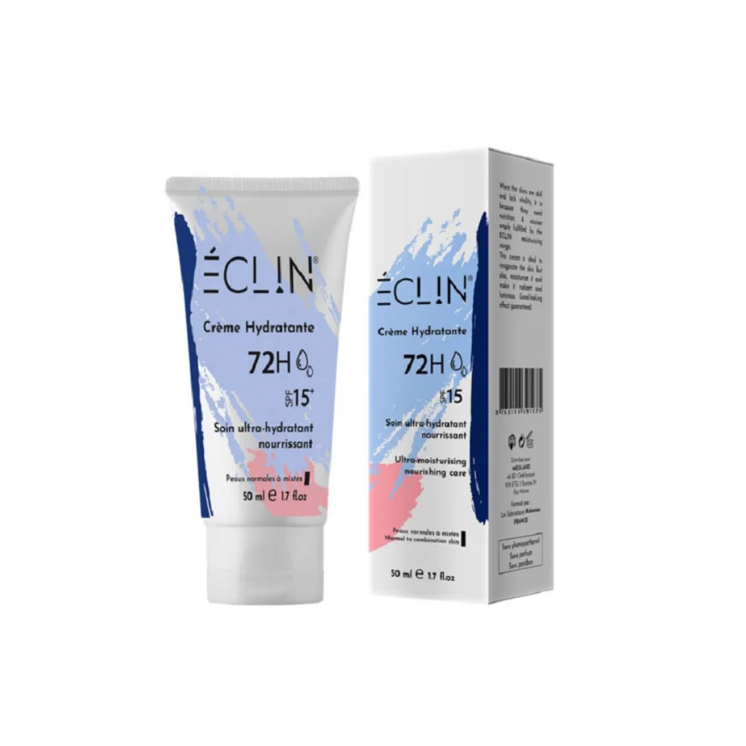 Eclin Crème Hydratante 72H كريم مرطب للبشرة الجافة 50ml