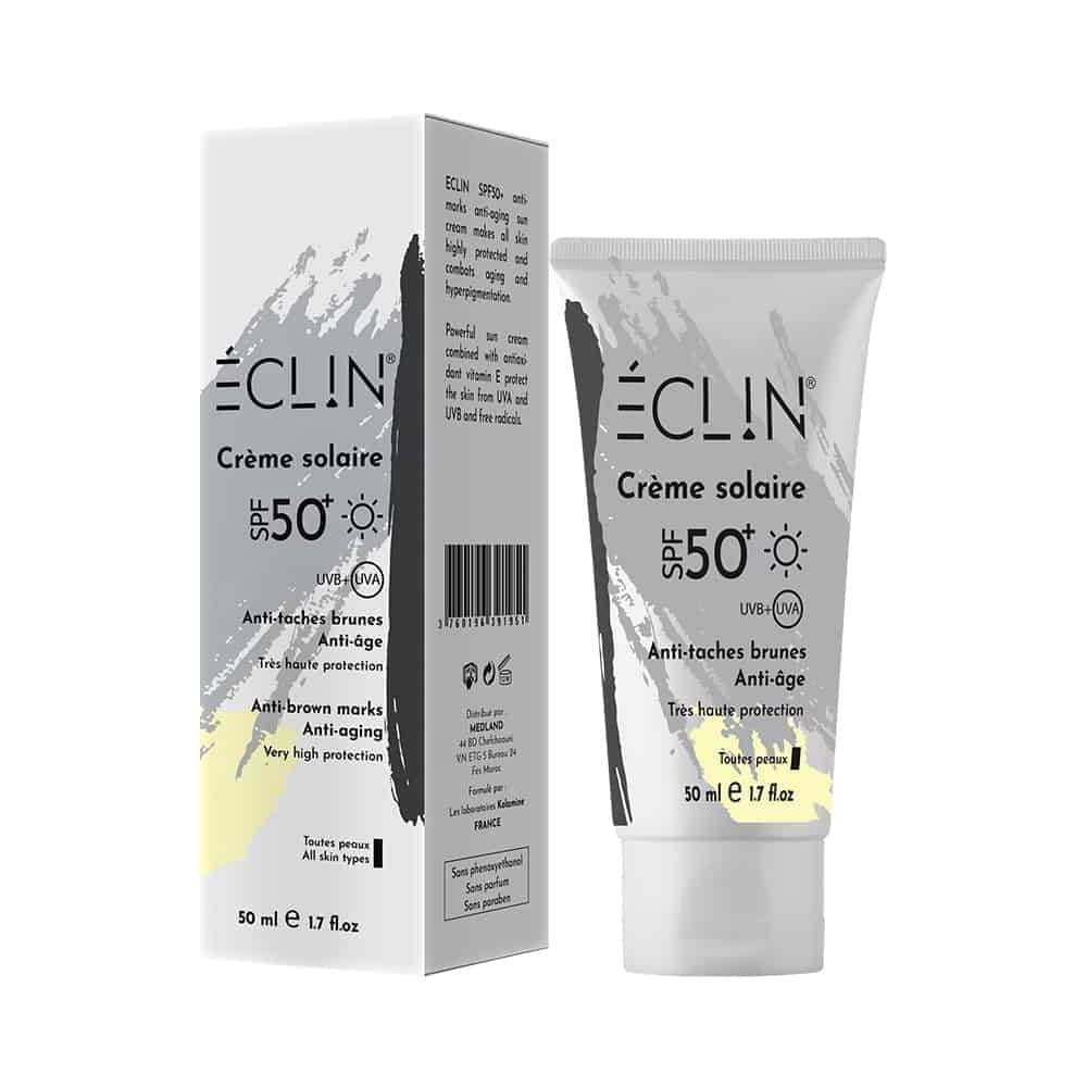 Eclin Solaire Anti-Taches Anti-Age واقي شمس مضاد للبقع والتجاعيد 50ml