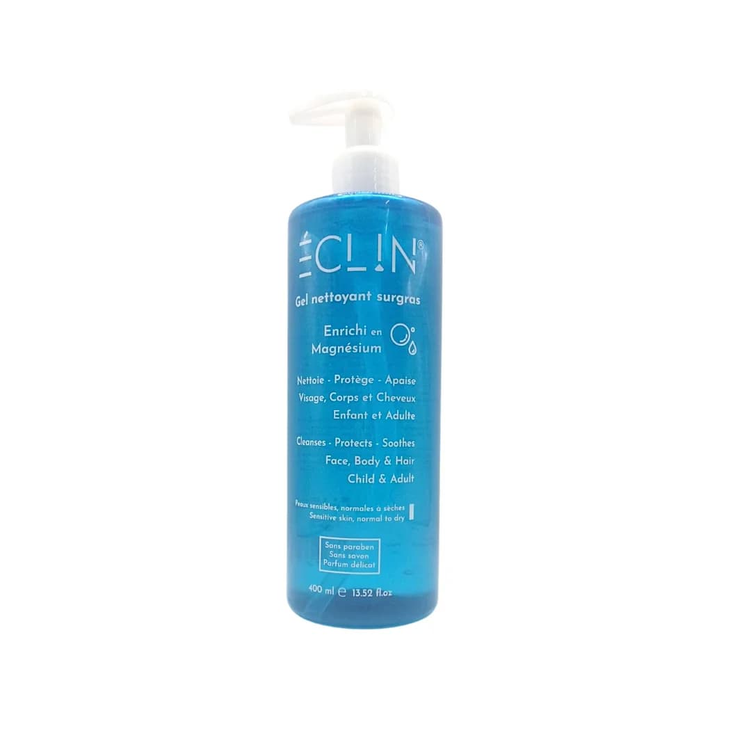 Eclin Gel Nettoyant Surgras جل منظف مغذي ومهدئ للبشرة الجافة والحساسة 400ml