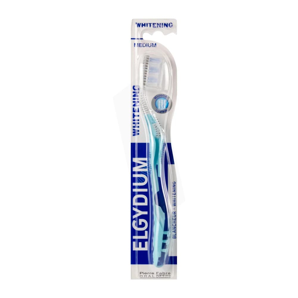 Elgydium Blancheur Medium فرشاة أسنان مبيّنة
