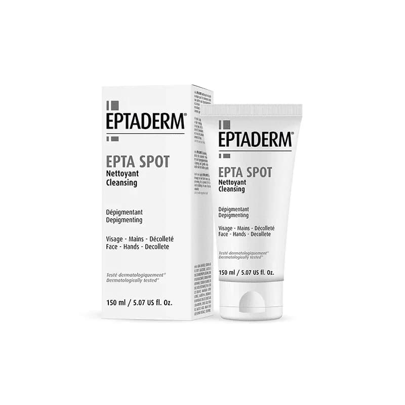Eptaderm EPTA SPOT غسول مقشر لطيف ومنظف للبشرة مضاد للتصبغات 150ml