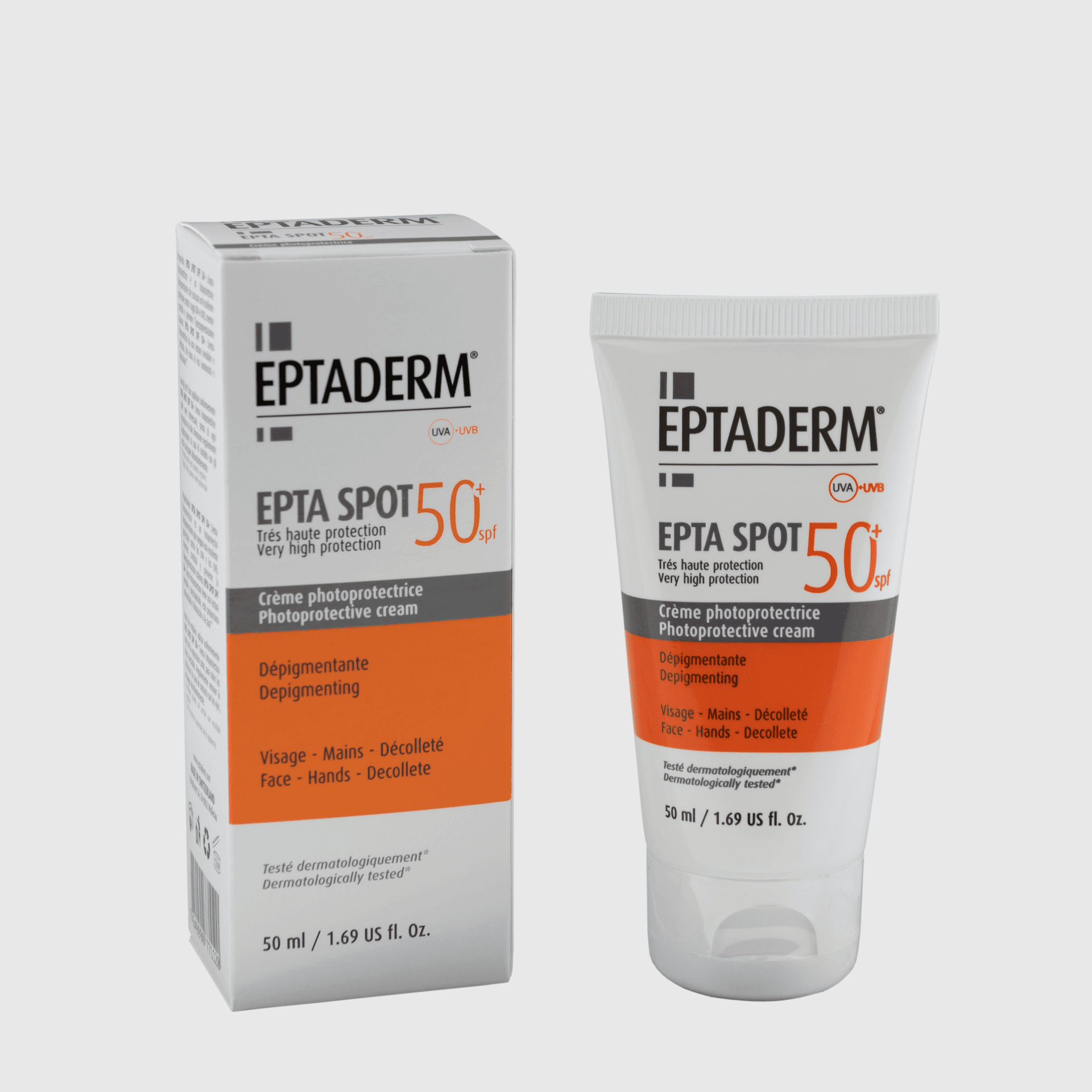 Eptaderm Epta Spot SPF 50+ كريم واقي شمس ومضاد للبقع 50ml