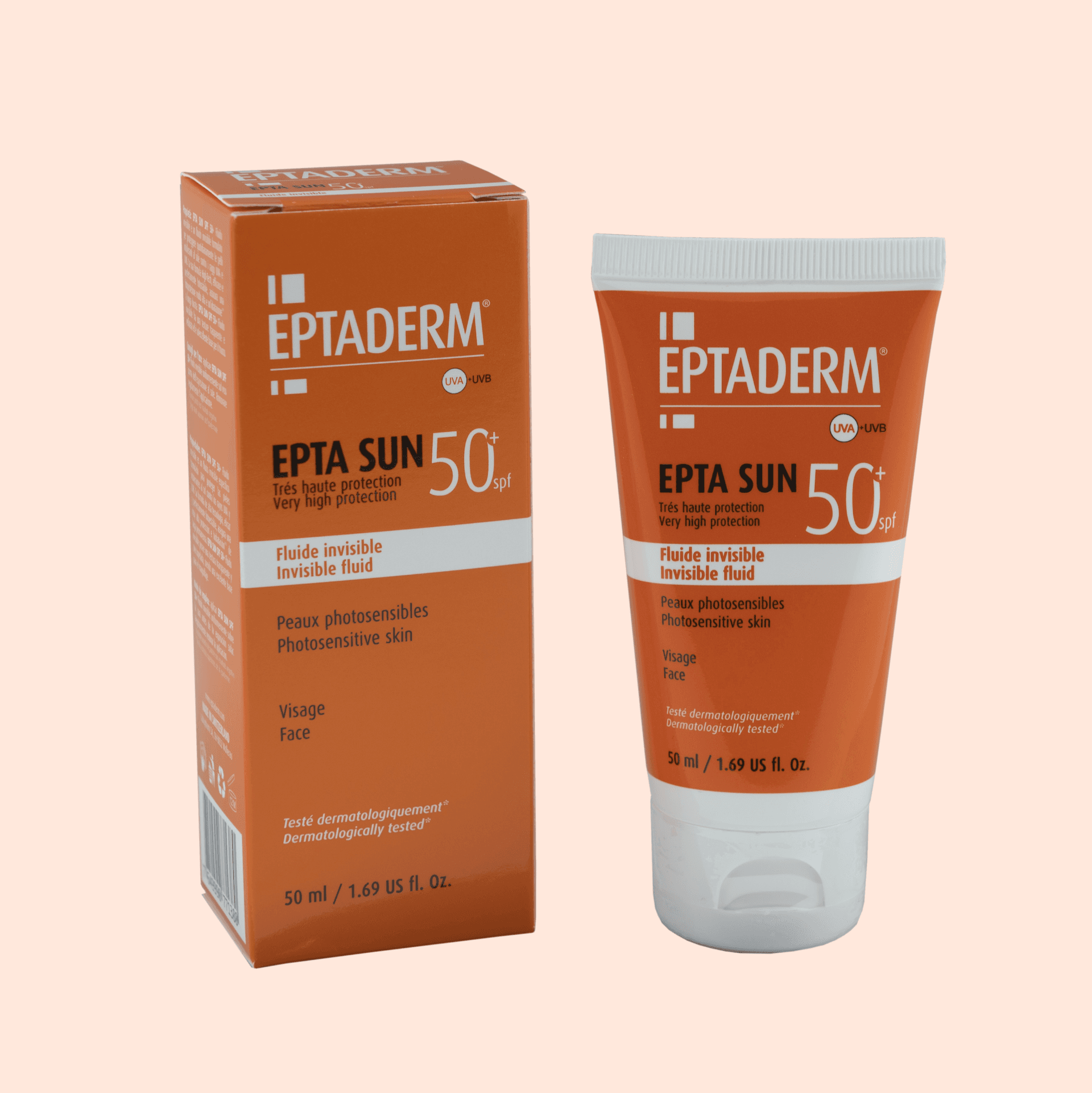 Eptaderm Epta Sun SPF 50+ سائل واقي من الشمس غير مرئي 50ml
