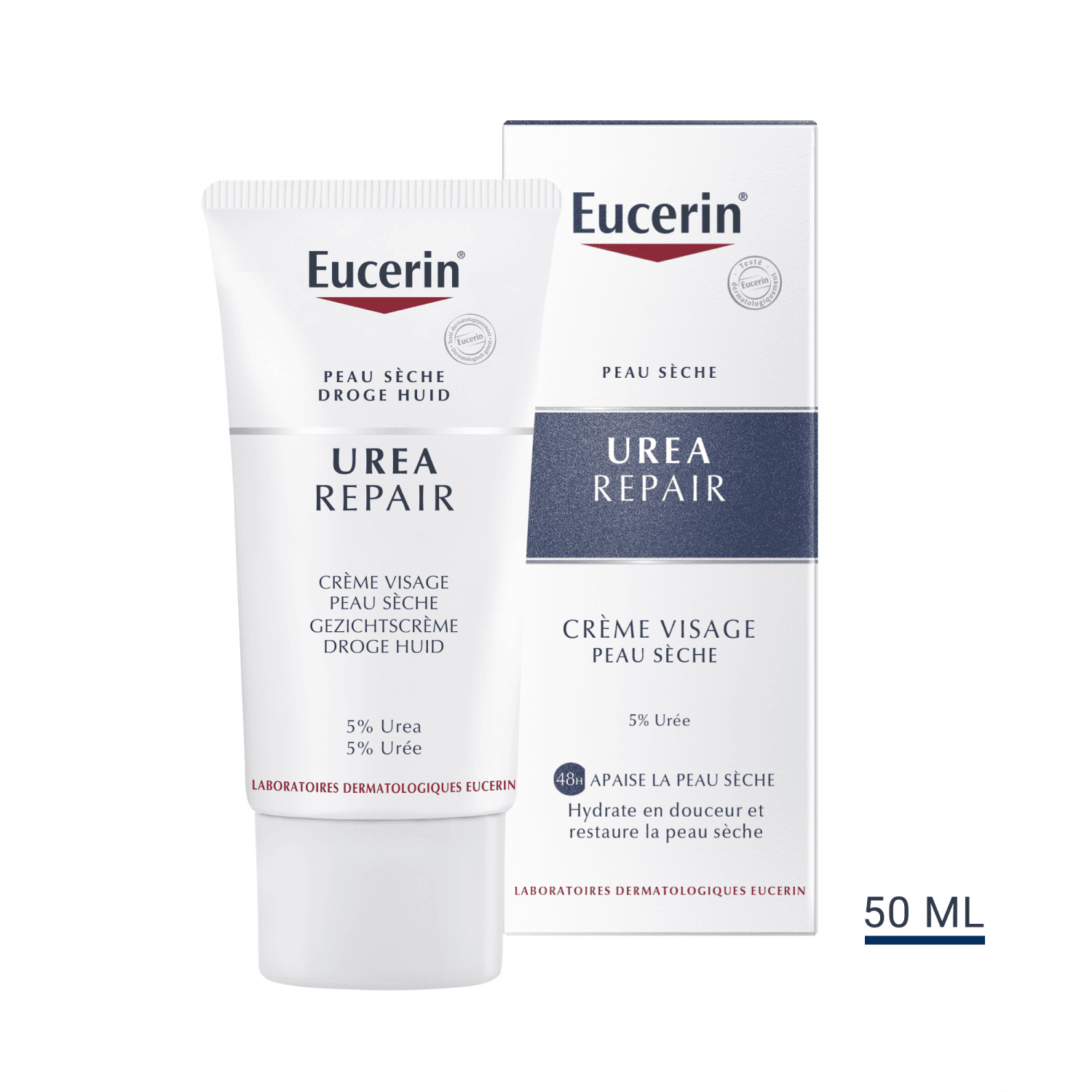 Eucerin UreaRepair Crème Visage 5% Urée كريم مرطب ومطري للوجه 50ml