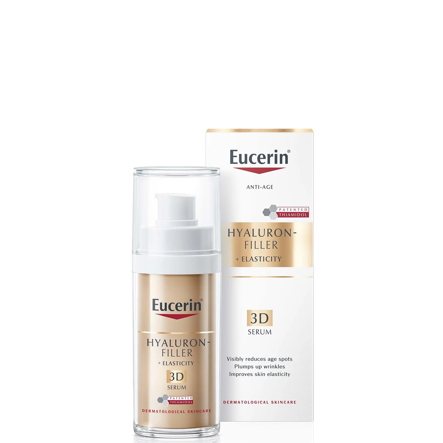 Eucerin Hyaluron-Filler + Elasticity 3D Serum سيروم ثلاثي المفعول مضاد للتجاعيد والبقع 30ml