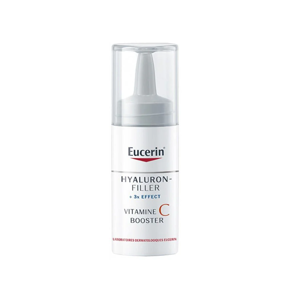 Eucerin Hyaluron-Filler + 3x Effect Vitamine C Booster سيروم مضاد للتجاعيد ومنشط لنضارة البشرة 3x8ml