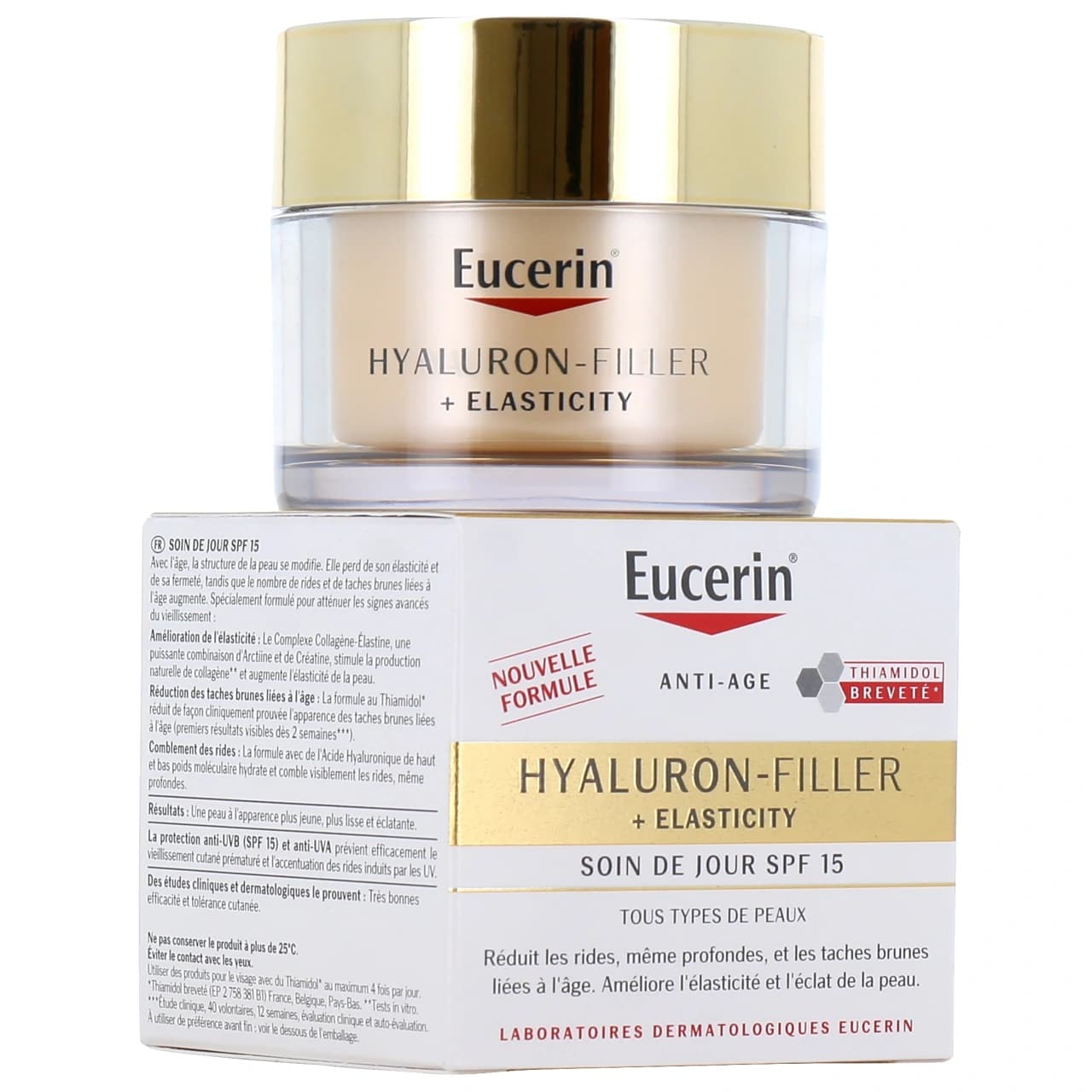 EUCERIN HYALURON-FILLER+ELASTICITY JOUR SPF 15 50ML