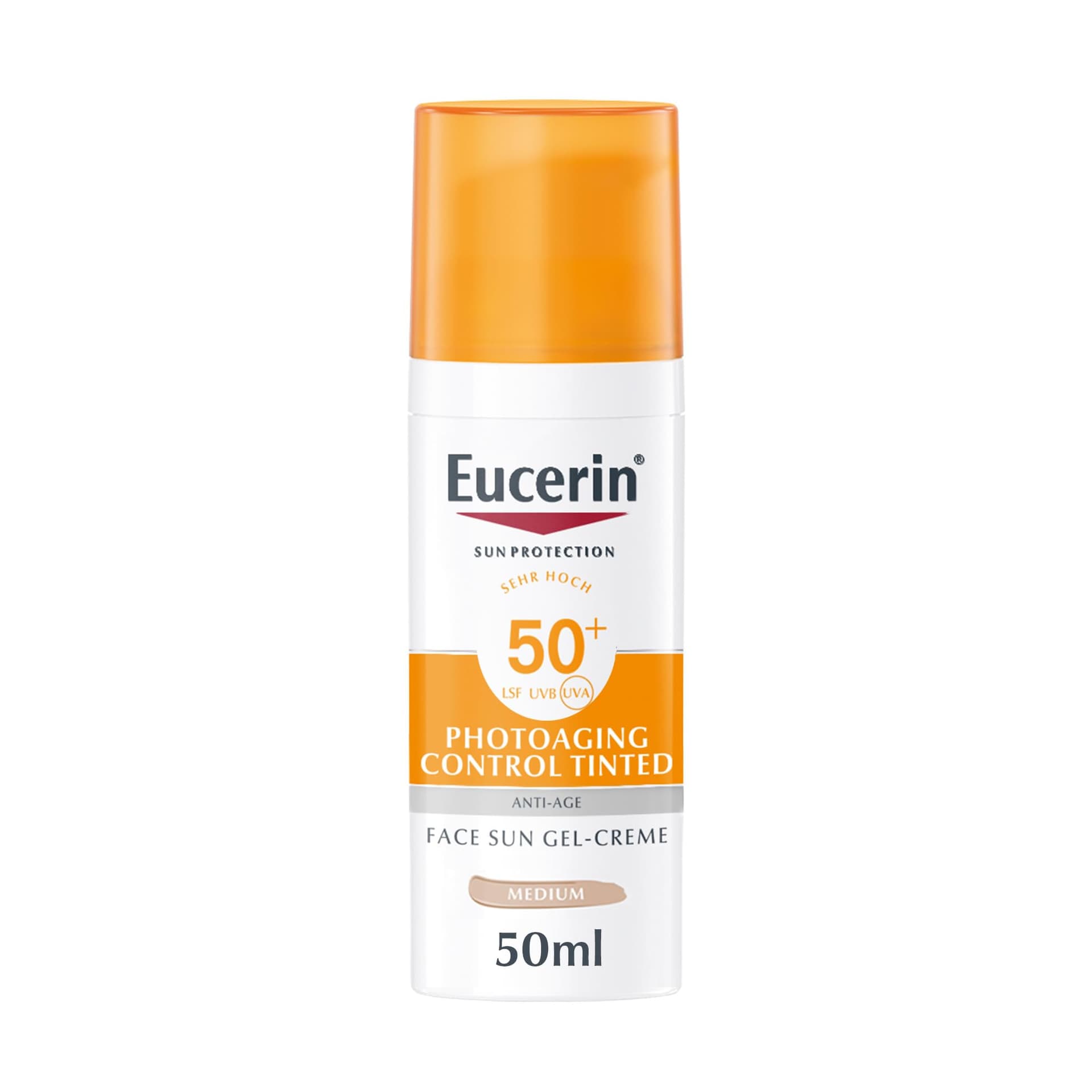 Eucerin Sun Photoaging Control Tinted Medium واقي شمس مضاد للشيخوخة ملون 50ml