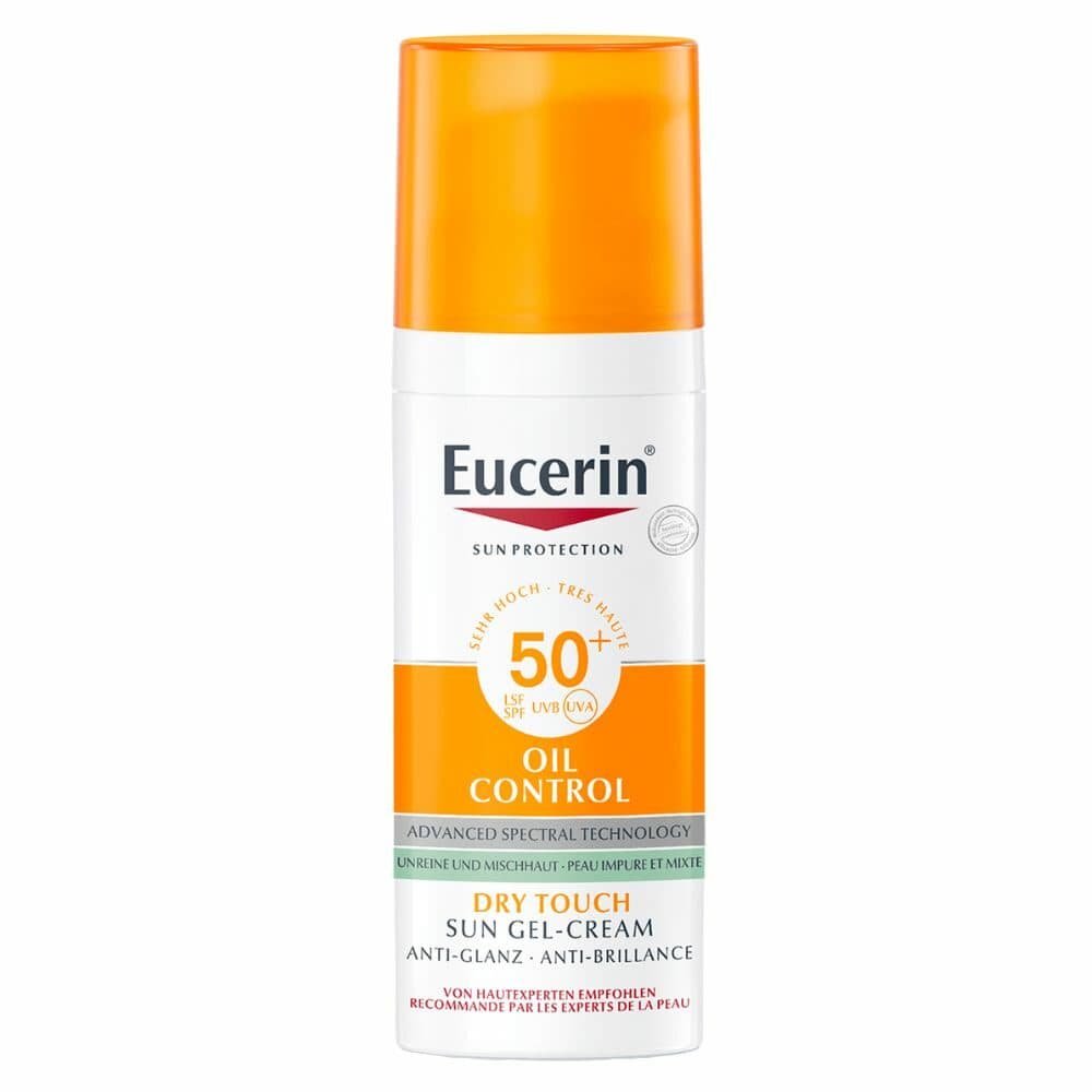 Eucerin Sun Protection Oil Control جل كريم واقي من الشمس لمسة جافة SPF50+ 50ml