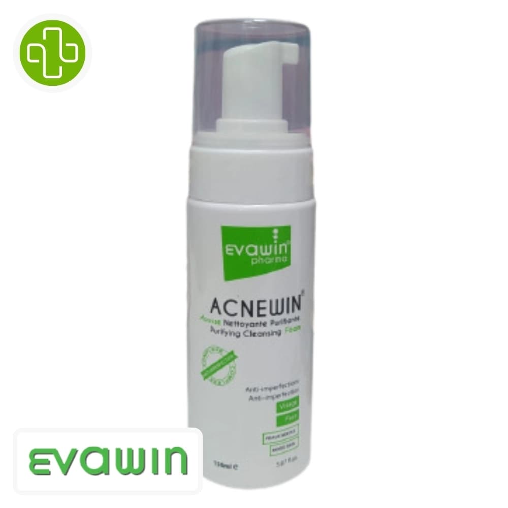 Evawin Acnewin رغوة منظفة ومطهرة مضادة للشوائب 150ml