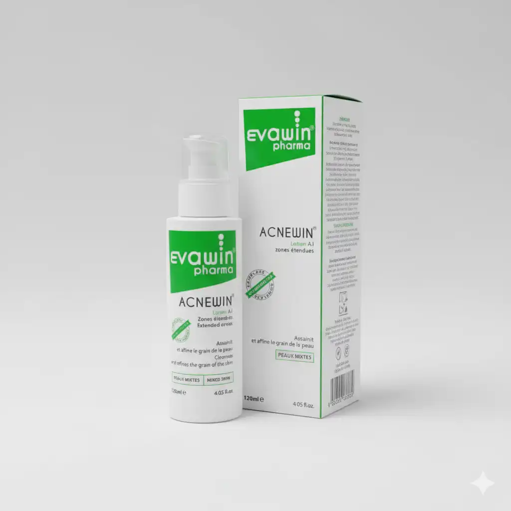 Evawin Pharma Acnewin Lotion AI لوشن مضاد لشوائب البشرة الدهنية وحب الشباب 120ml