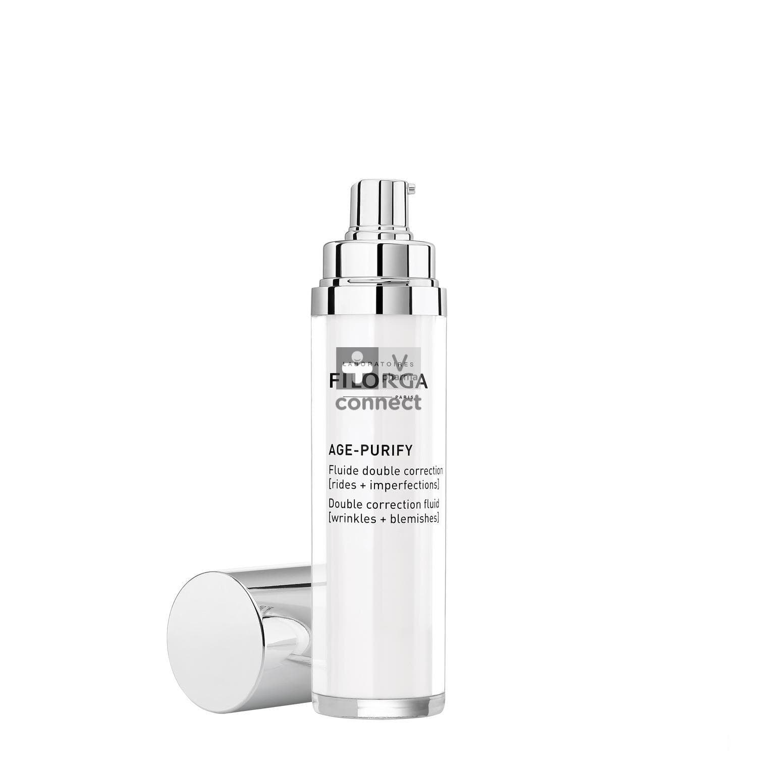 Filorga AGE-PURIFY Fluide سائل مزدوج التصحيح للتجاعيد والشوائب 50ml