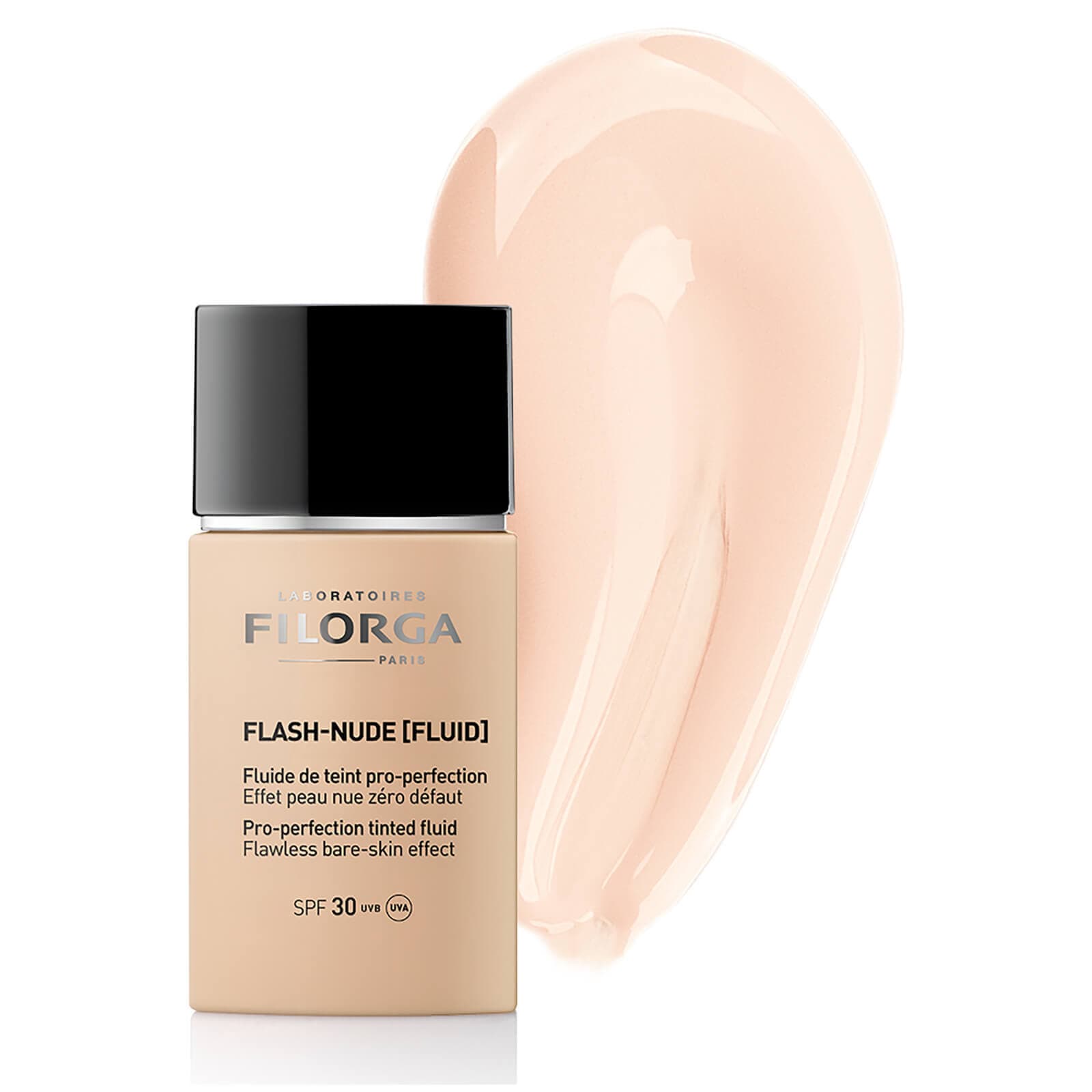 Filorga Flash-Nude Fluid 1.5 Medium فلويد أساس مزدوج المفعول لحماية وتوحيد البشرة 30ml