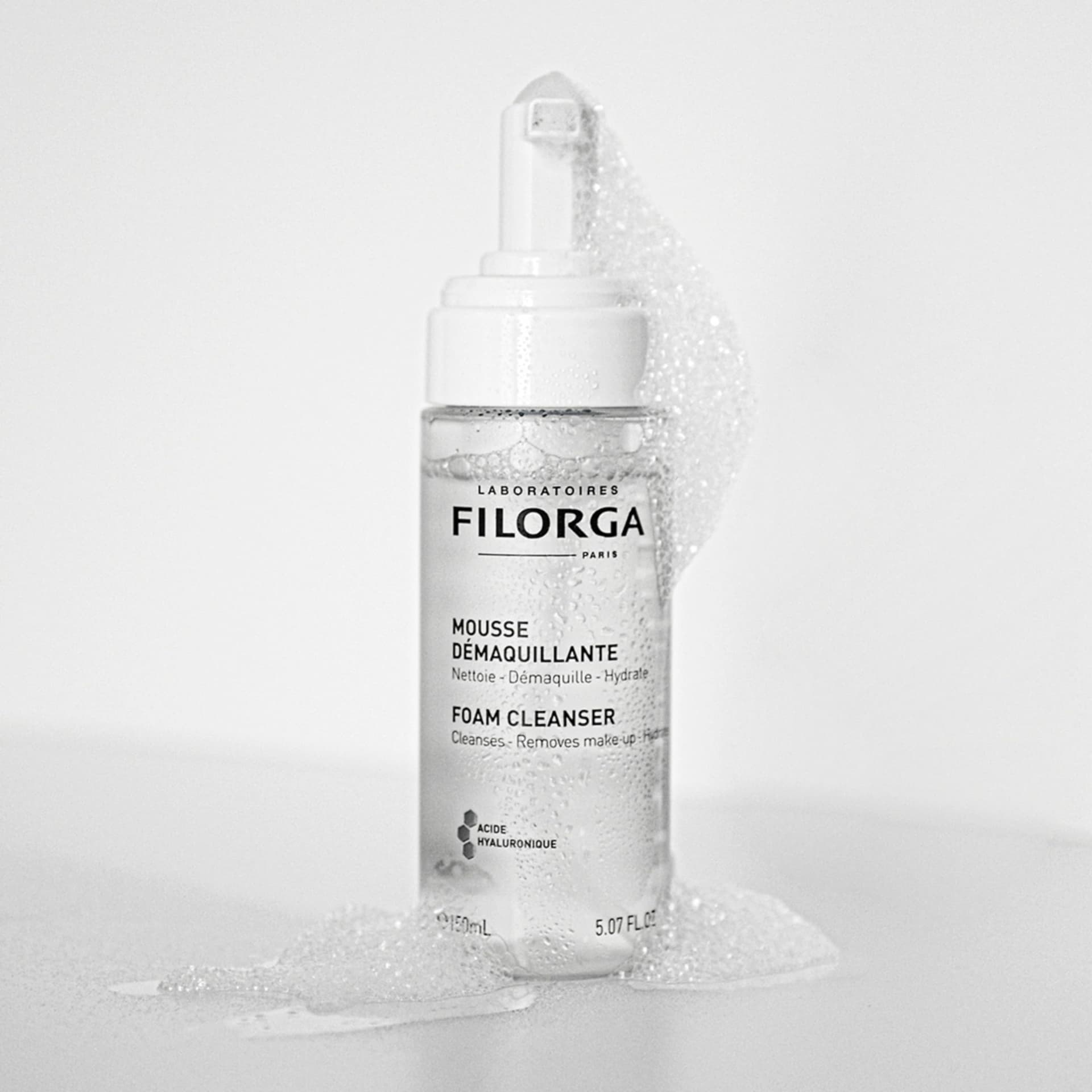 Filorga Mousse Démaquillante رغوة منظفة ومزيلة للمكياج بحمض الهيالورونيك 150ml