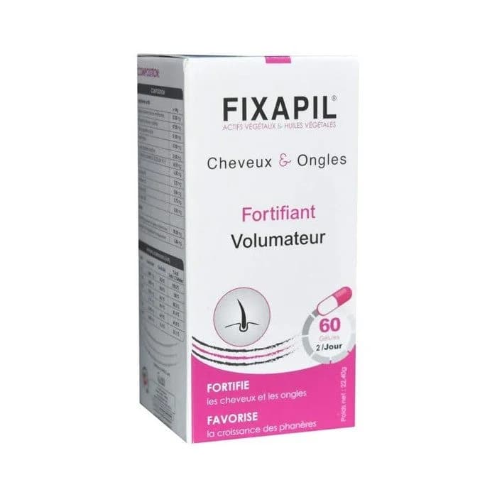 CMC Pharma FIXAPIL Cheveux et Ongles مكمل غذائي لتقوية الشعر والأظافر 60 gélules