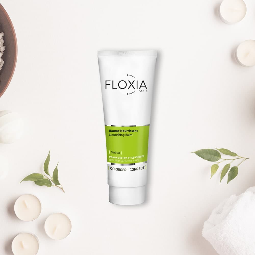 Floxia Sativa Baume Nourrissant بلسم مغذي ومصلح للبشرة الجافة والحساسة 250ml