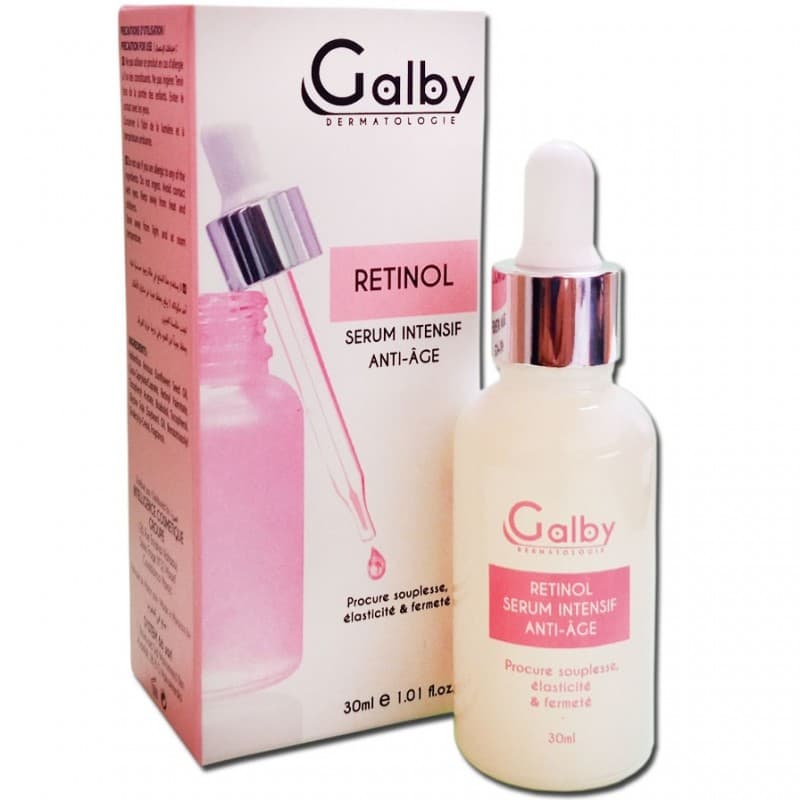 Galby Sérum Rétinol Anti-Âge Intensif سيروم ريتينول مكثف لمقاومة التجاعيد وعلامات تقدم السن 30ml