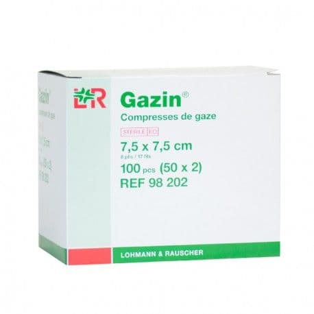 GAZIN COMPRESSE 7.5*7.5