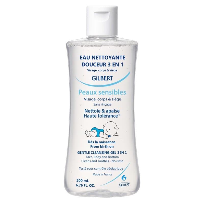 Laboratoires Gilbert Eau Nettoyante Douceur 3-en-1 ماء منظف لطيف للأطفال 200ml