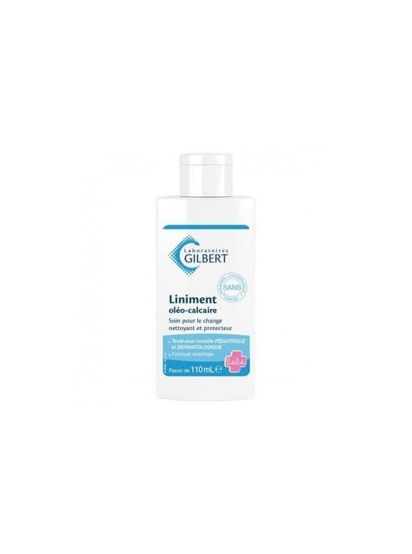Laboratoires Gilbert Liniderm Liniment Oléo-Calcaire Stabilisé منظف وواقي لمنطقة الحفاض 110ml