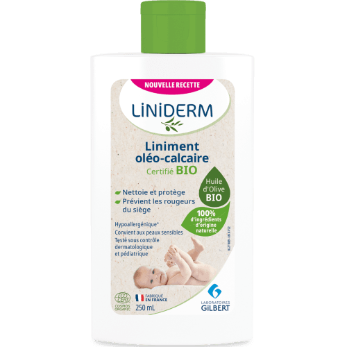 Laboratoires Gilbert Liniderm Liniment Oléo-Calcaire منظف وواقي لمنطقة الحفاض 250ml