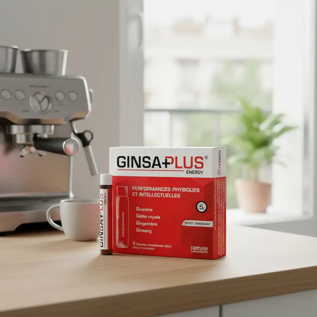 GinsaPlus Energy B5 أمبولات تعزيز الطاقة والنشاط 5x25ml