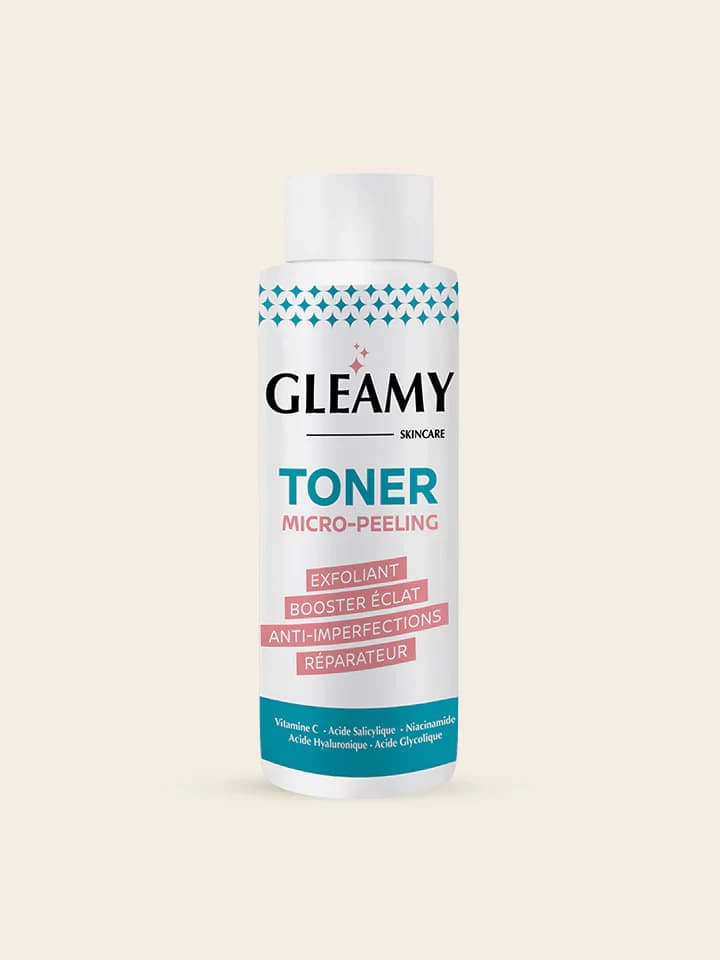 Gleamy Toner Micro-Peeling تونر ميكرو-تقشير لتنظيف المسام وتفتيح البشرة 100ml