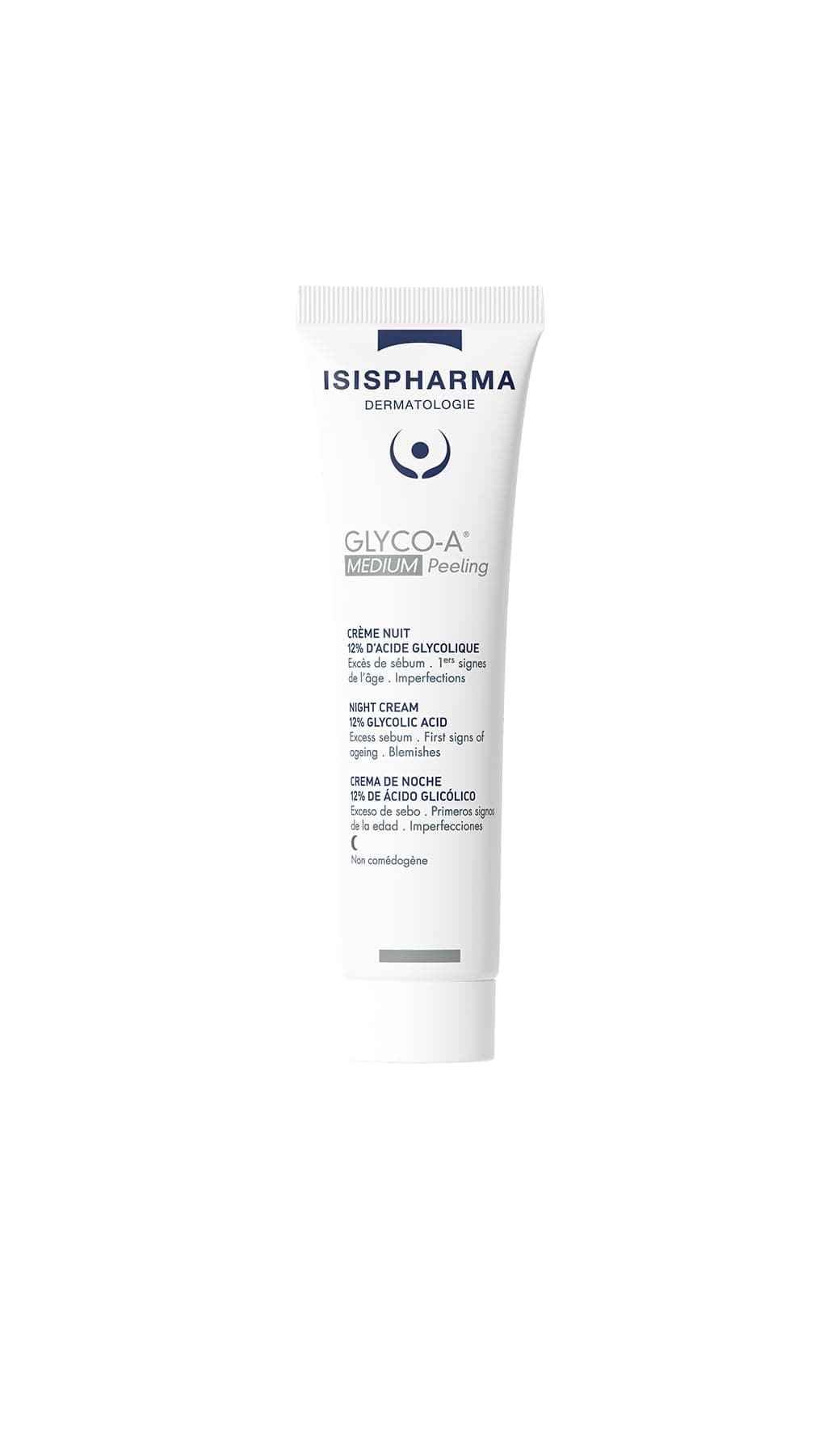 Isispharma GLYCO-A MEDIUM Peeling كريم مقشر ليلي بتركيز 12% 30ml
