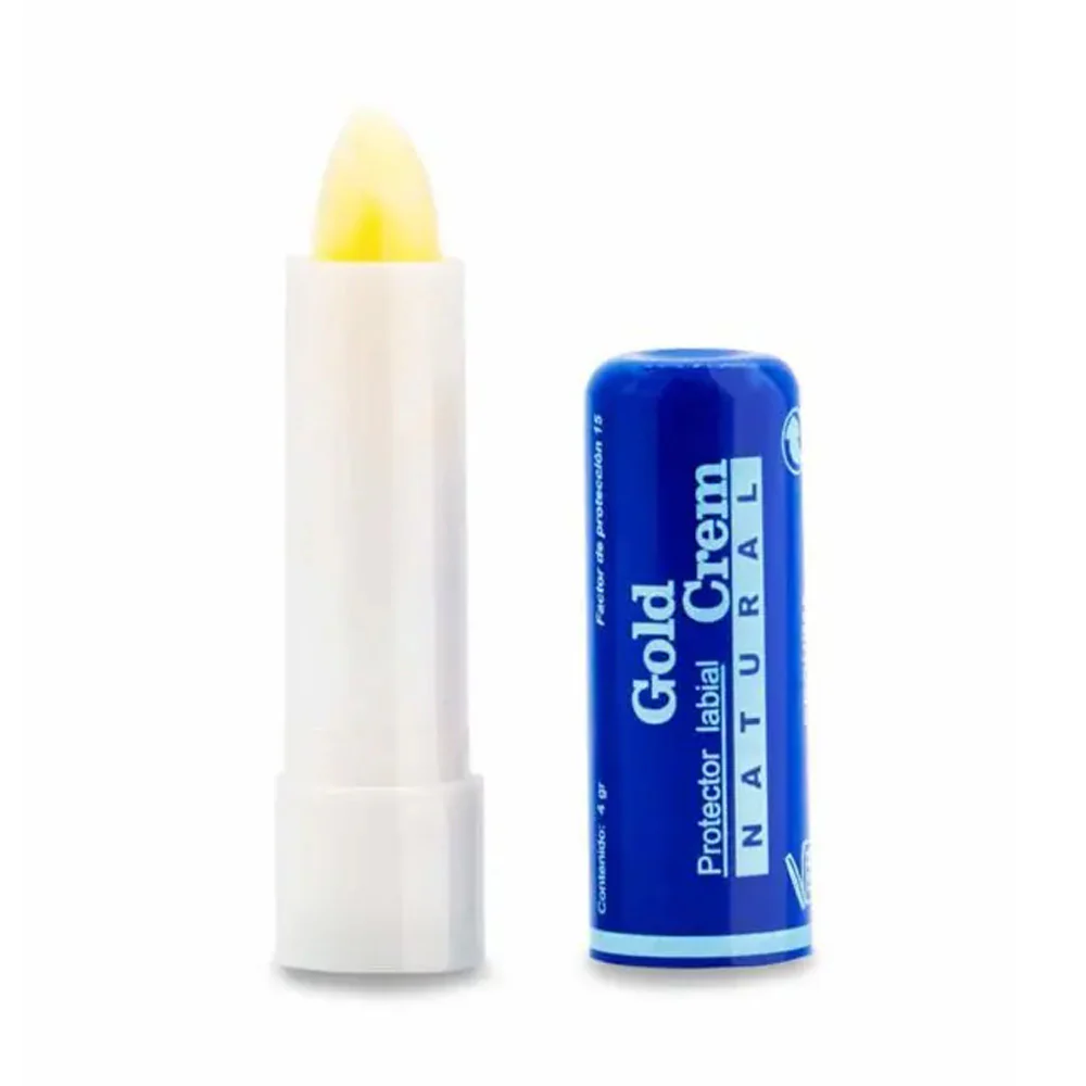 Gold Creme Protector Labial Natural مرطب وواقي الشفاه الطبيعي 10g