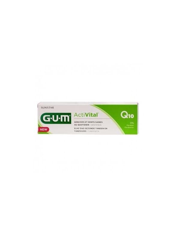 GUM ActiVital جل معجون أسنان بالكوأنزيم Q10 والرمان 75ml