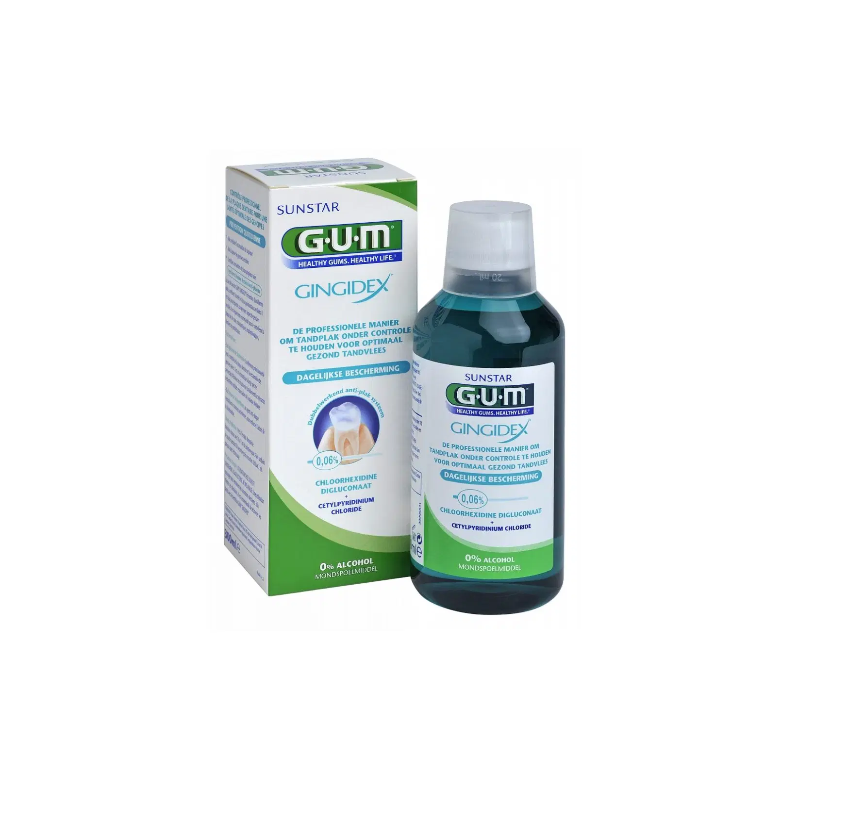 GUM Gingidex غسول الفم للوقاية اليومية 300ml