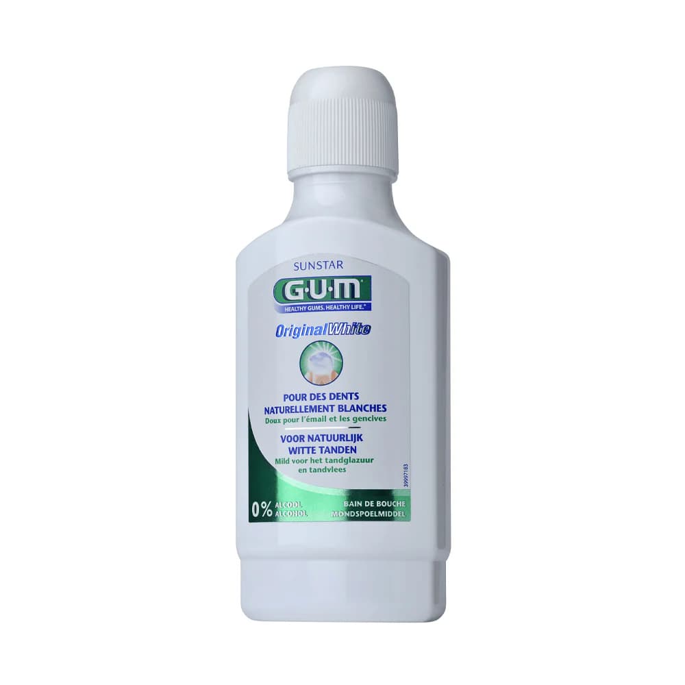 GUM Original White غسول الفم مبيض ومقوي للمينا 300ml